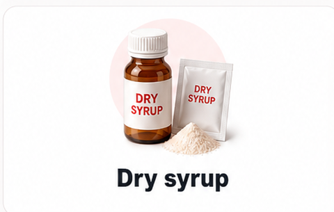 Dry syrup